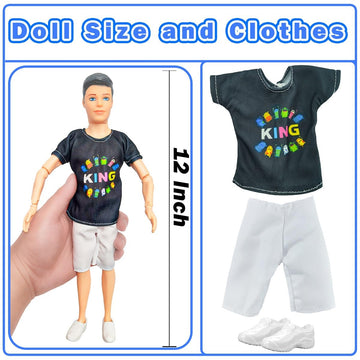 Chioldilly Interactive Family Toy Fun Action Figures Set, Imaginative Educational Family Doll Play, For Kids 3+(Editions D)