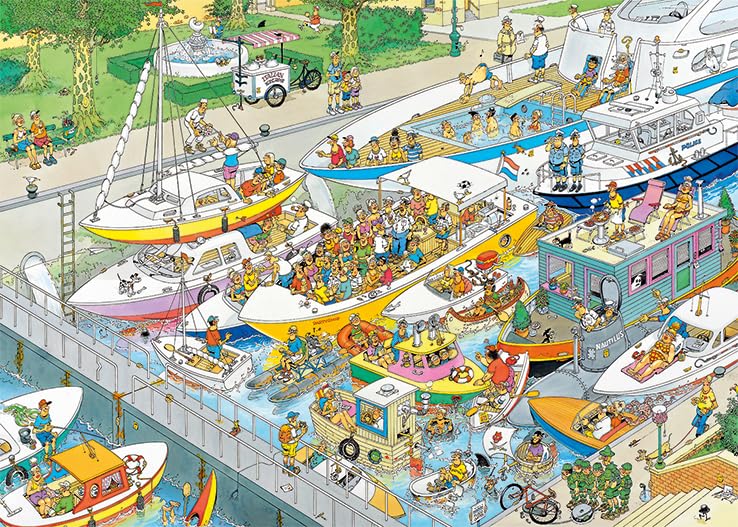 Jumbo, Jan Van Haasteren - The Locks, Jigsaw Puzzles For Adults, 1000 Piece