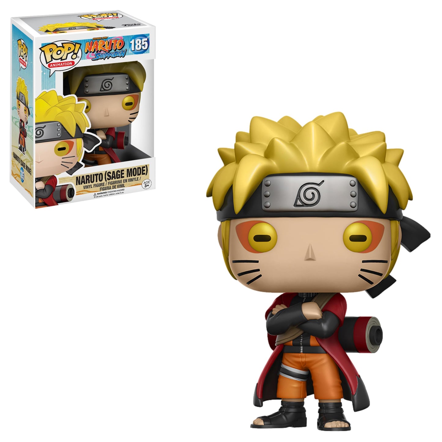 Funko Pop! Animation Naruto Shippuden: Naruto Uzamaki Sage Mode Special Edition Multicolor Exclusive #185
