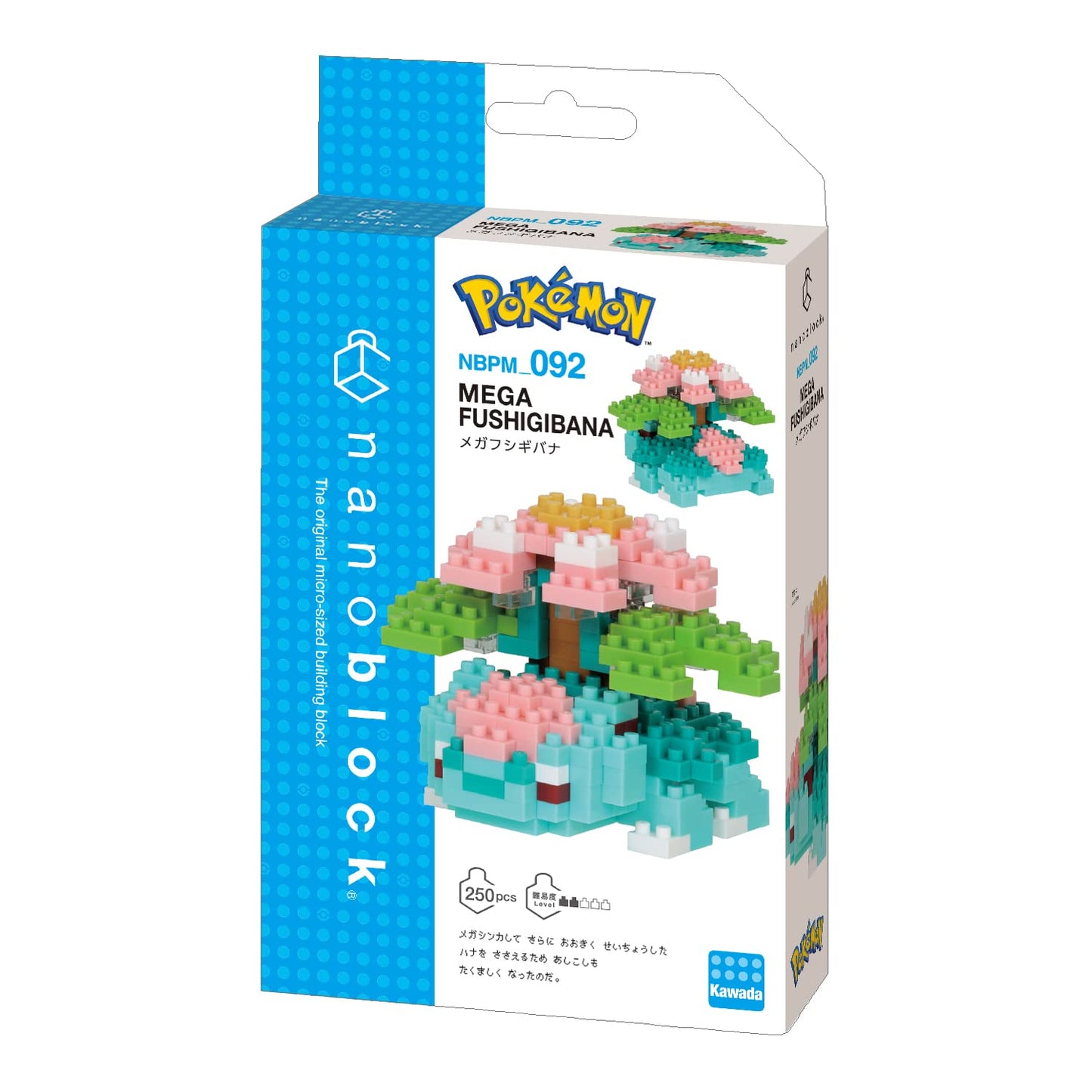 Nanoblock - Pokémon - Mega Venusaur, Pokémon Series Building Kit
