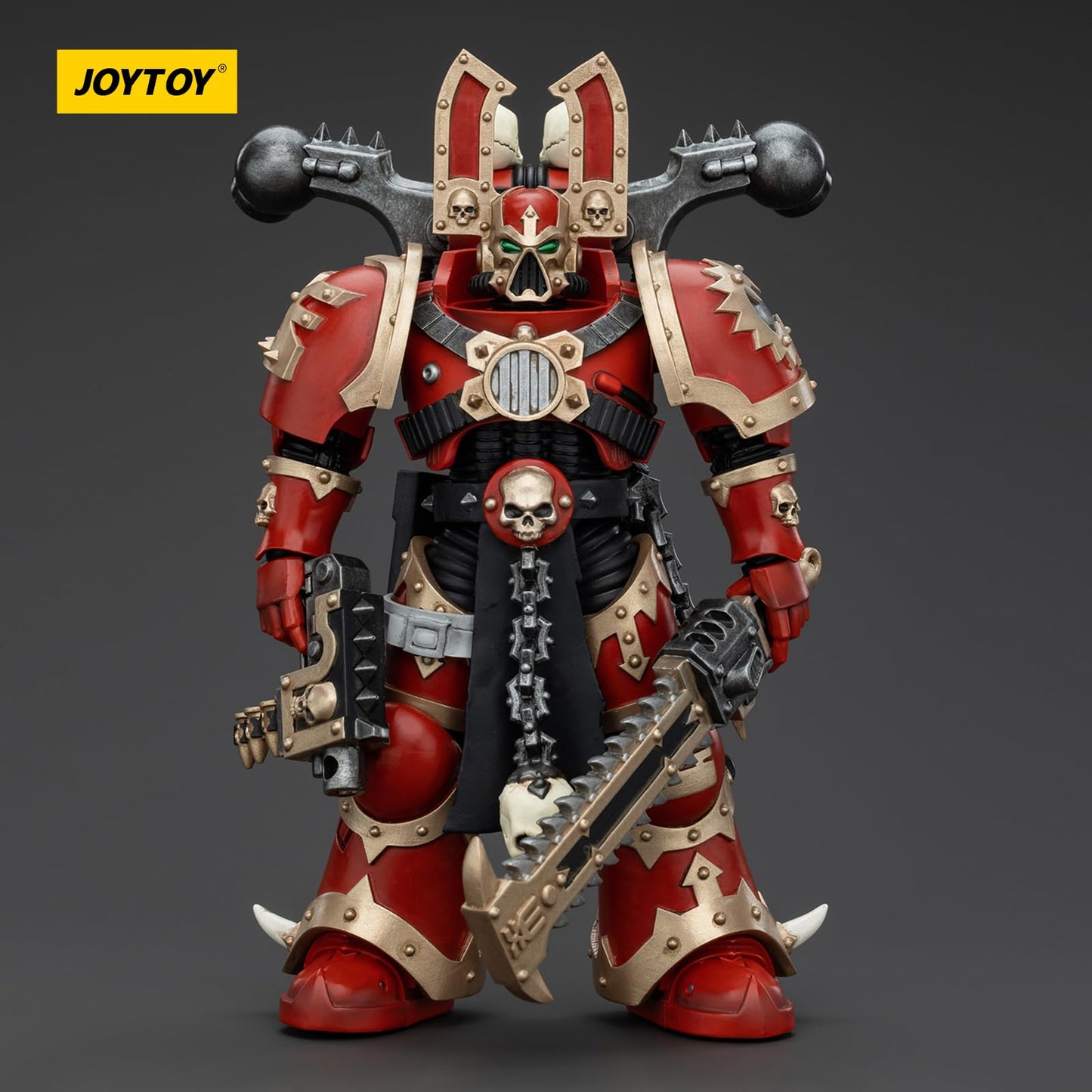Joytoy Warhammer 40K World Eaters, World Eaters Khorne Berzerker 6 1/18 Action Figure, Dedicated To You Who Love Collecting