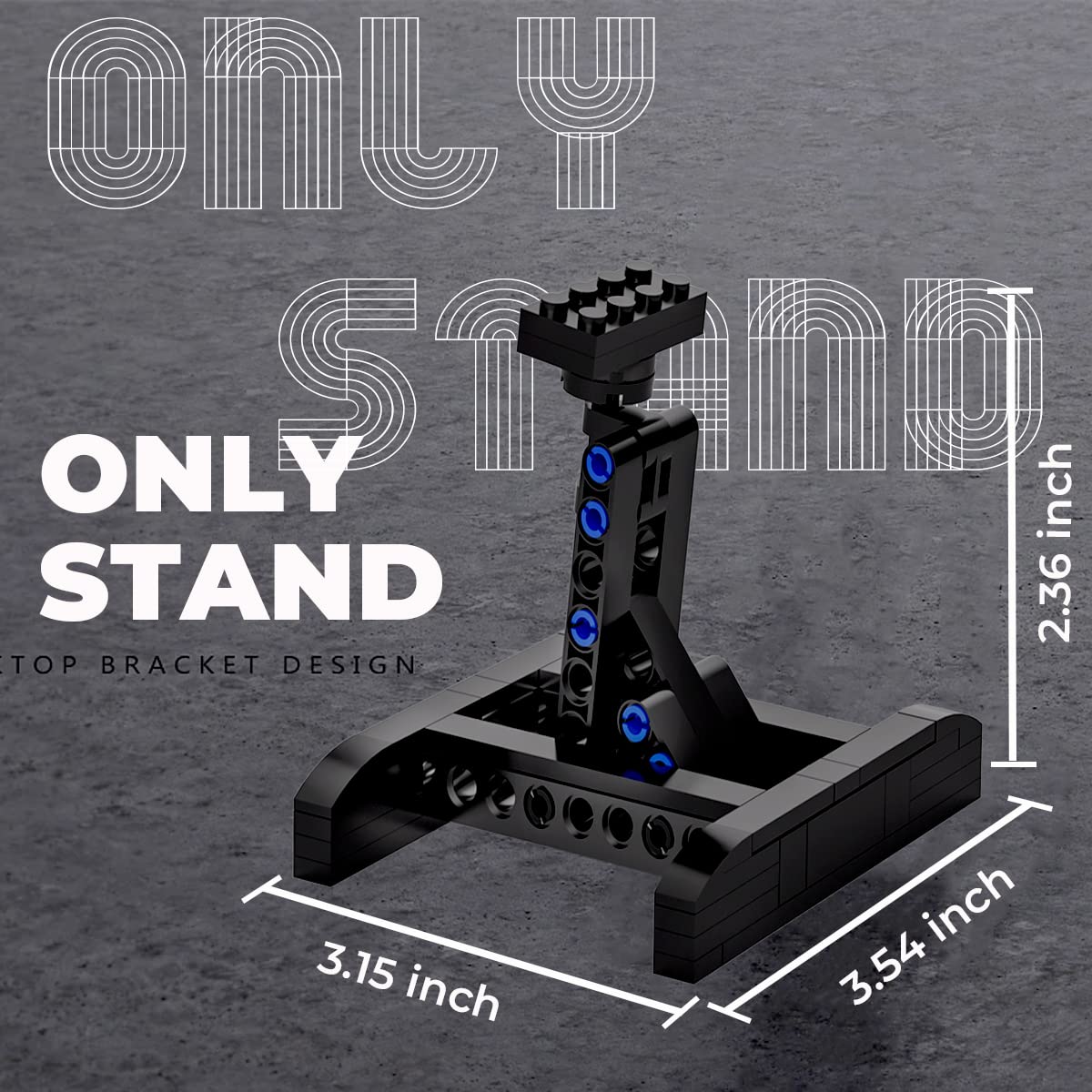 Mocellence Display Stand For Lego X Wing (2 Pack), Upgraded Display For Lego N-1, Stand For Tie Bomber, Display For Fighter 7530