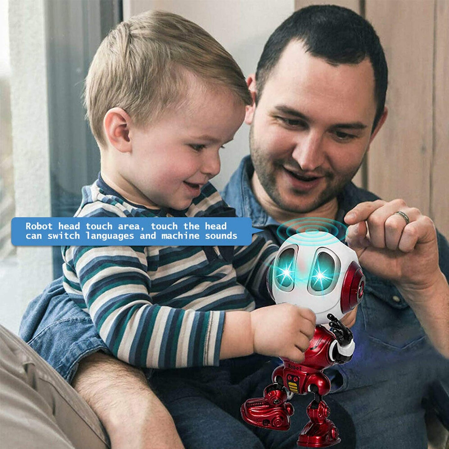 MING YING 66 Talking Robot for Kids Toys - Mini Robot Toys That Repeats What You Say, Toys for 3 4 5 6 7 8 Year Old Girls and Bo