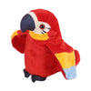 Talking Parrot Speaking Parrot Record Repeats Toy Talking Stuffed Animal Waving Wings Interactive Plush Toy Birthday Gift (Red)