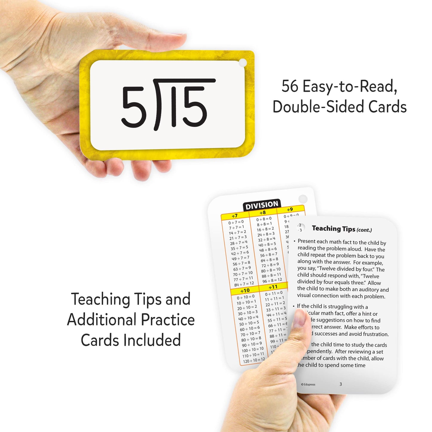 Teacher Created Resources Division Flash Cards (Ep62036)
