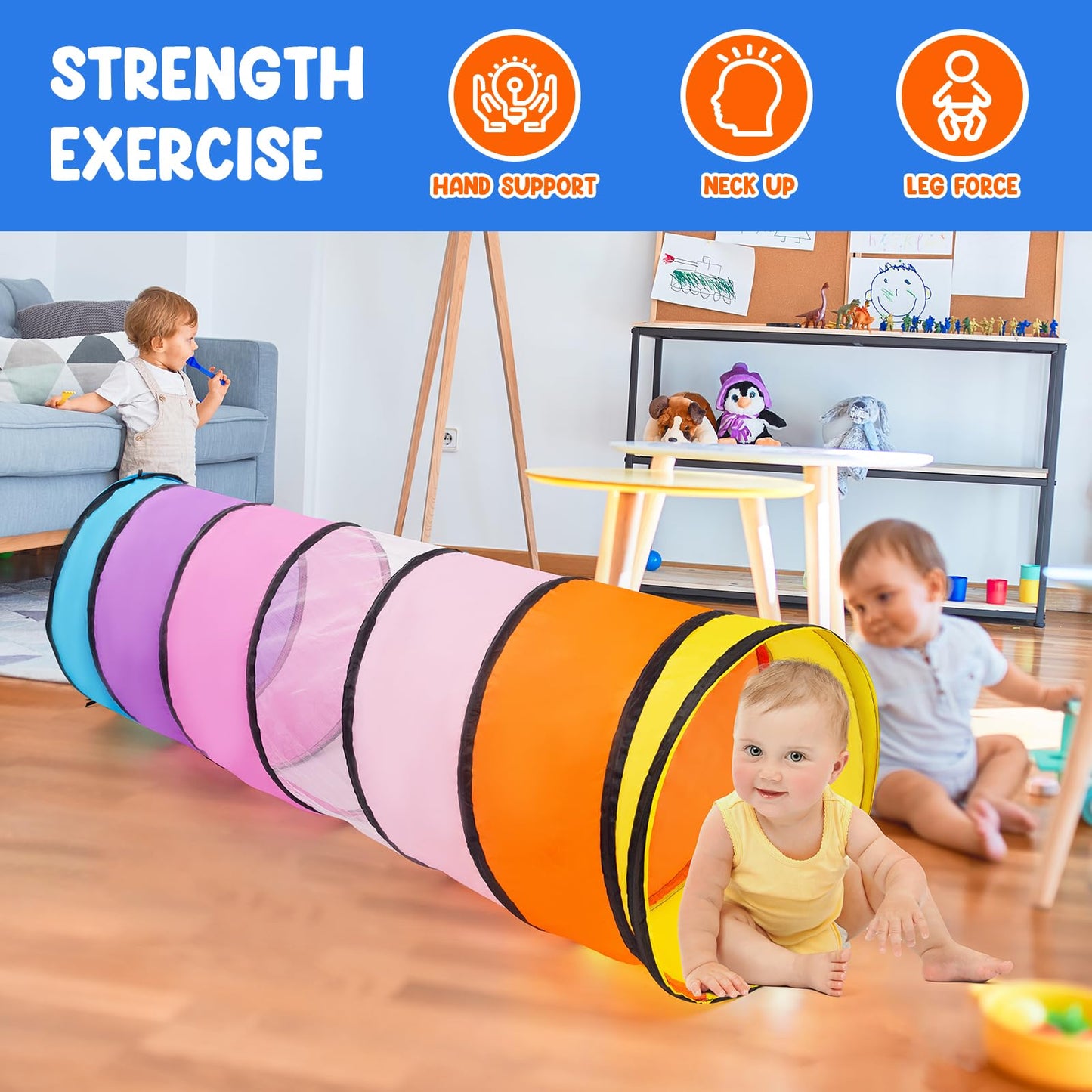 Kids Play Tunnel,Pop Up Crawl Through Tunnel Play Tent For Baby Kids Children Or Pet,Foldable Pop Up Tents With Carry Bag (Pink