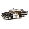 KiNSMART 1957 Bel Air Police Car Die Cast Metal Toy, 5 Inch, Red, Model 5323D-KIT-POLICE