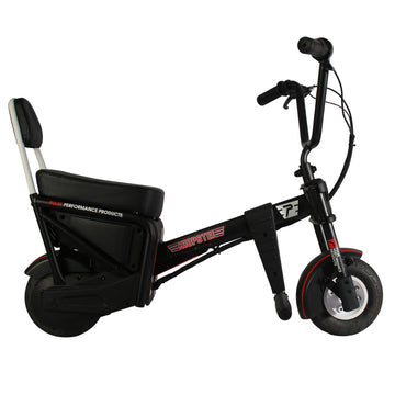 Pulse Performance Products Chopster E-Motorcycle - 24 Volt Electric Ride On Bike For Kids - Black, Large