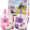 Walkie Talkies Toys For Girls:Unicorn Toys 2 Pack Birthday Gifts For 3 4 5-7 8 Year Old Girls Toy For 4 5 6 7 8-10 Year Old Camping Outdoor Games,Christmas Stocking Stuffers For Girls Kids