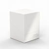 Ultimate Guard Boulder Solid 100+, Deck Case For 100 Double-Sleeved Tcg Cards, White, Secure & Durable Storage For Trading Card Games, No Transparency