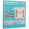 OANGO Wooden Alphabets Numbers Construction Puzzle Toys for 3 4 5 Year Old Girls Boys | Learning & Educational Toy | Montessori