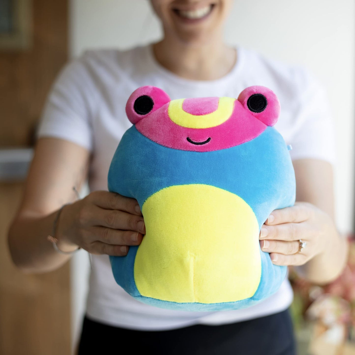 Squishmallows 8" Wamina Blue Frog Plush - Soft Polyester Stuffed Animal Toy for Kids