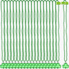 Umeelr St. Patrick'S Day Necklaces, 20 Pcs Green Shamrock Beads Necklace For Saint Patricks Day Party Favors