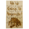 We'Re Going To Yosemite 15 Piece Basswood Jigsaw Puzzle, Surprise Vacation Reveal