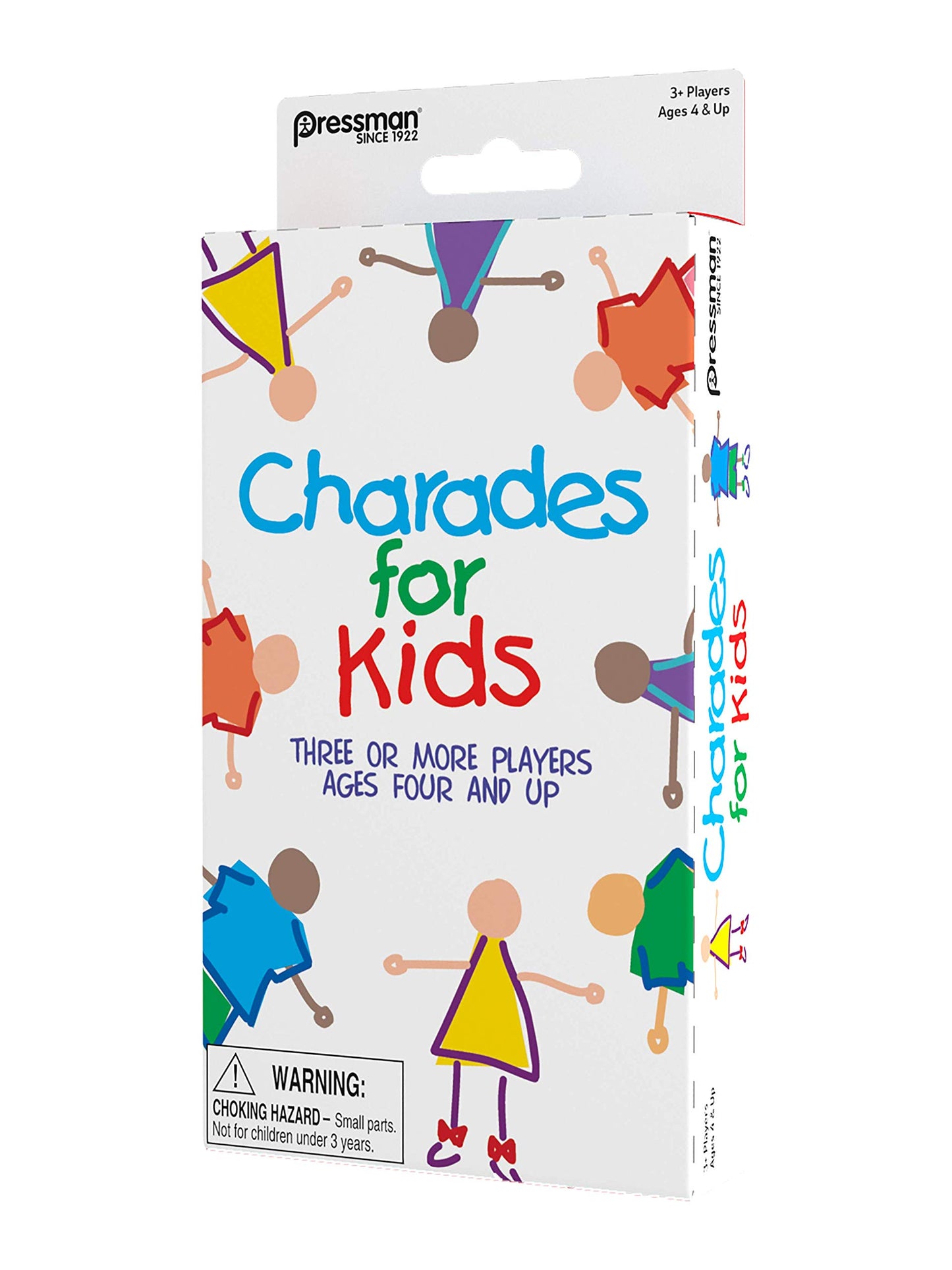 Pressman Charades For Kids Peggable - No Reading Required Family Game Multicolor ,5'