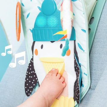 Musical Car Seat Toys For Babies 0-6 Months Baby’S Activity Center Carseat Toys Sensory Soft Car Seat Hanging Toy Baby Mirror For Baby Infant 0-6-12 Months, Sensory Gift