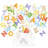 Le Toy Van - Wooden Letters In A Bag Toy, Plastic Free | Suitable For Age 18+ Months