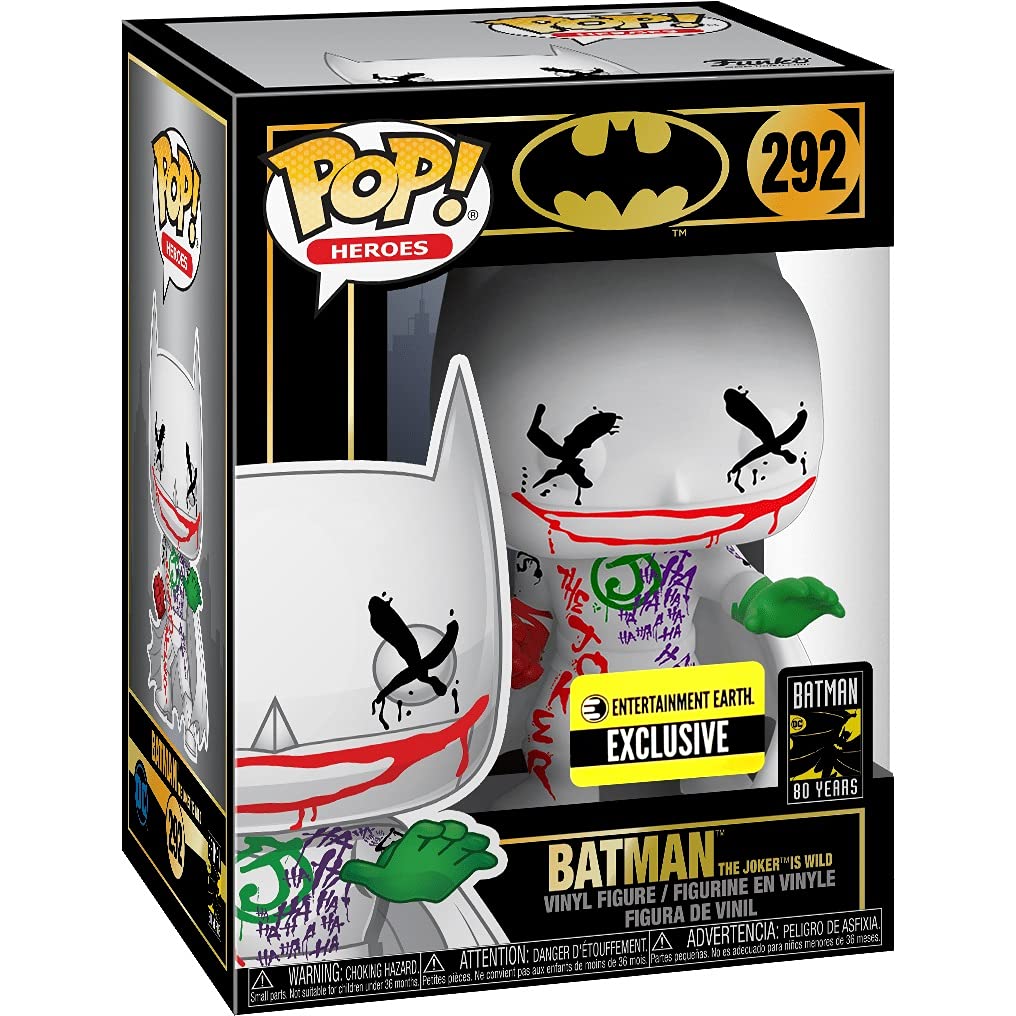 Funko POP! Heroes Batman The Joker is Wild Vinyl Figure 3.75" White (#292)