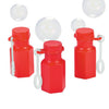 Fun Express Mini Hexagon Red Bubble Bottles (4 Dozen)