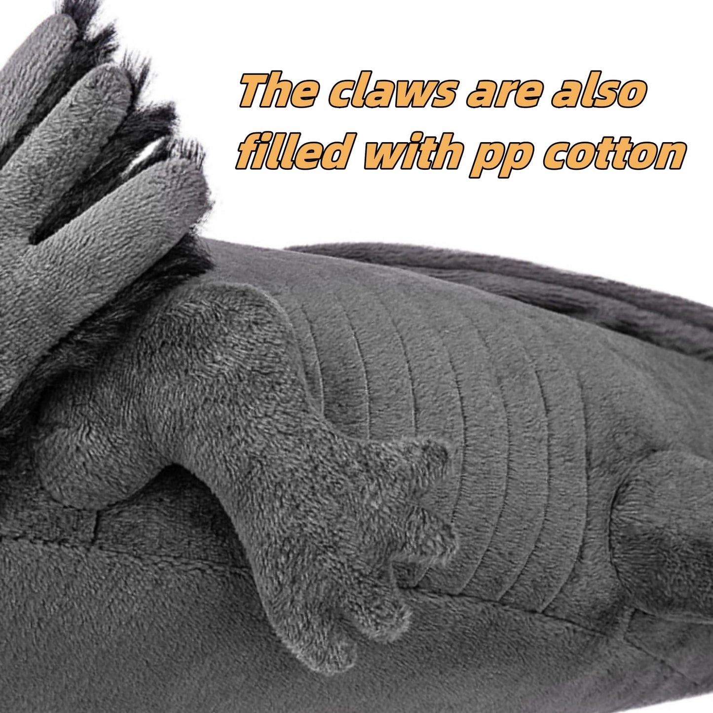 FRANKIEZHOU Giant Axolotl Plush - 31.5" Soft Grey Stuffed Animal, Large Polyester Toy for Boys and Girls
