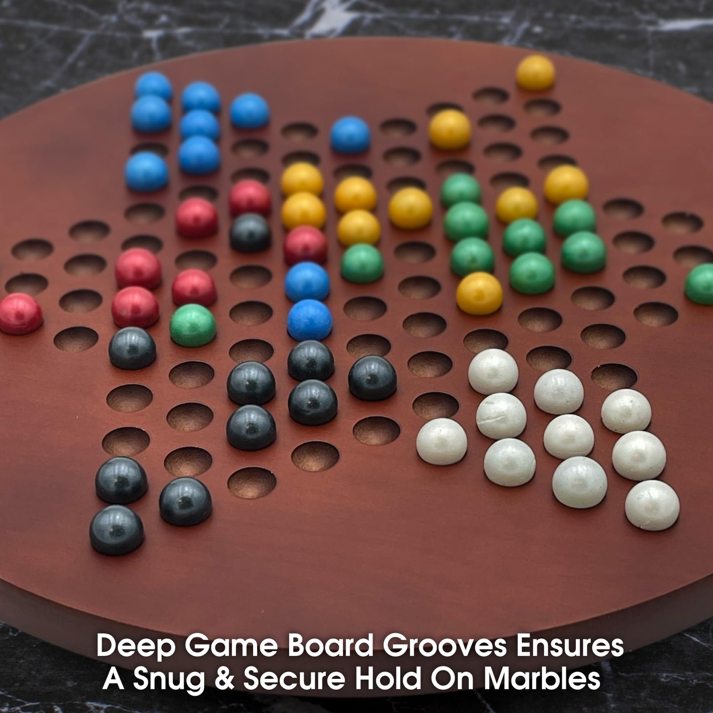 CHH 15 Jumbo Chinese Checkers with Marbles