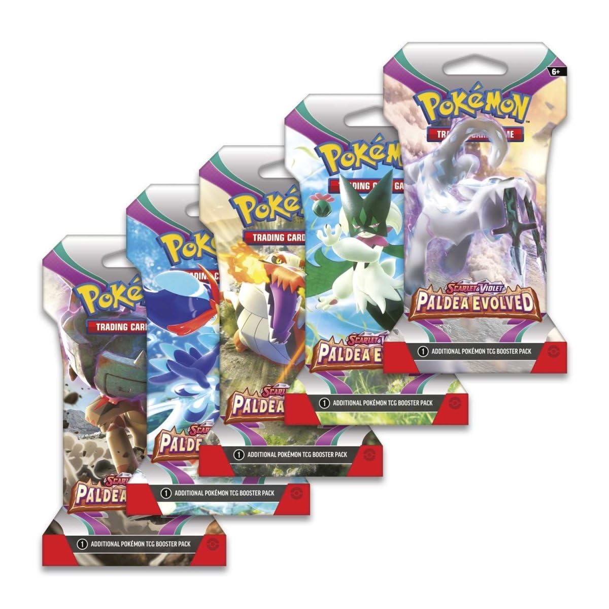Pokemon Tcg: Scarlet & Violet-Paldea Evolved - 8 Sleeved Booster Packs