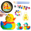 Loungelore Paint Your Own Duck Lamp Kit, Art Supplies Arts and Crafts for Kids Ages 8-12, DIY 3D Duckling Night-Light, Creativit