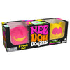 Schylling NeeDoh Dohjee - Sensory Squeeze Toy - Satisfying Dough Filling - 2 Tall - Color May Vary (Pack of 3)