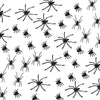 Kijamilee 120Pcs Plastic Realistic Spiders Halloween Decorations, 3 Sizes Small Spider Toys, Black Spider For Halloween Party De