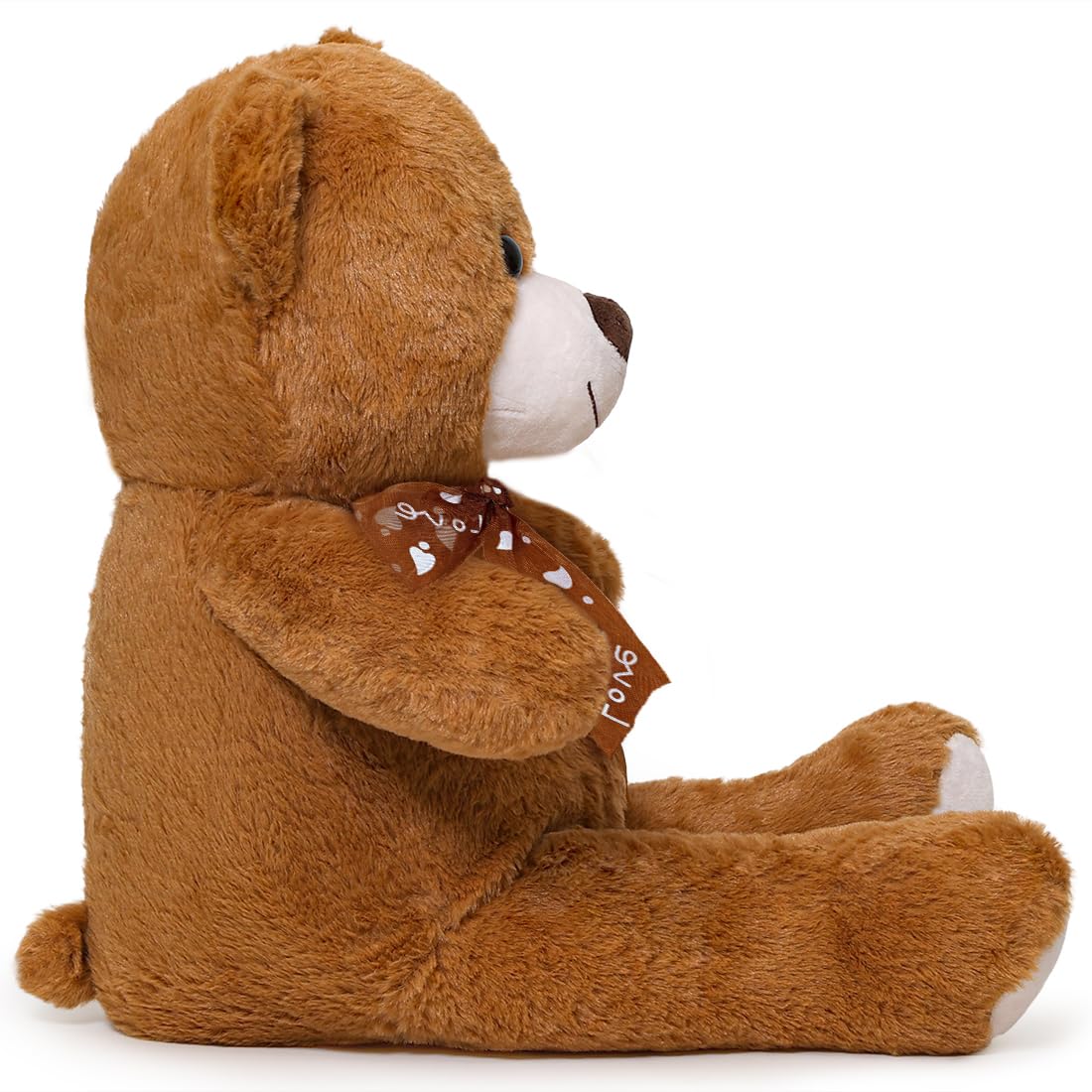 Sausudols Teddy Bear Stuffed Animal 16'' Small Teddy Bear Gift For Valentine'S Day Christmas Birthday Dark Brown
