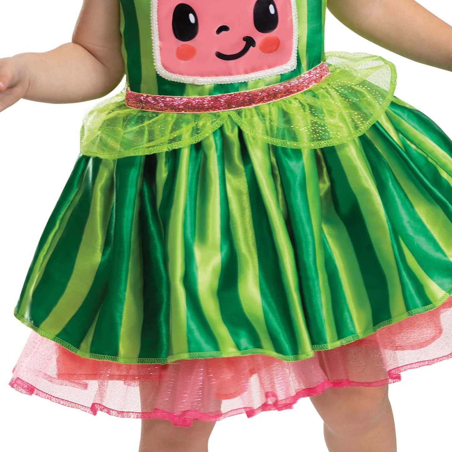 Disguise Cocomelon Toddler Dress, Official Cocomelon Costume Tutu Outfit For Kids, Toddler Size (2T)