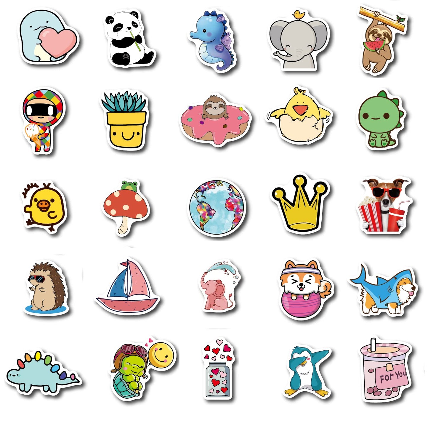 Stickers For Water Bottles, 200Pcs Water Bottle Stickers For Kids, Waterproof Stickers Vinyl Stickers, Cute Stickers Pack