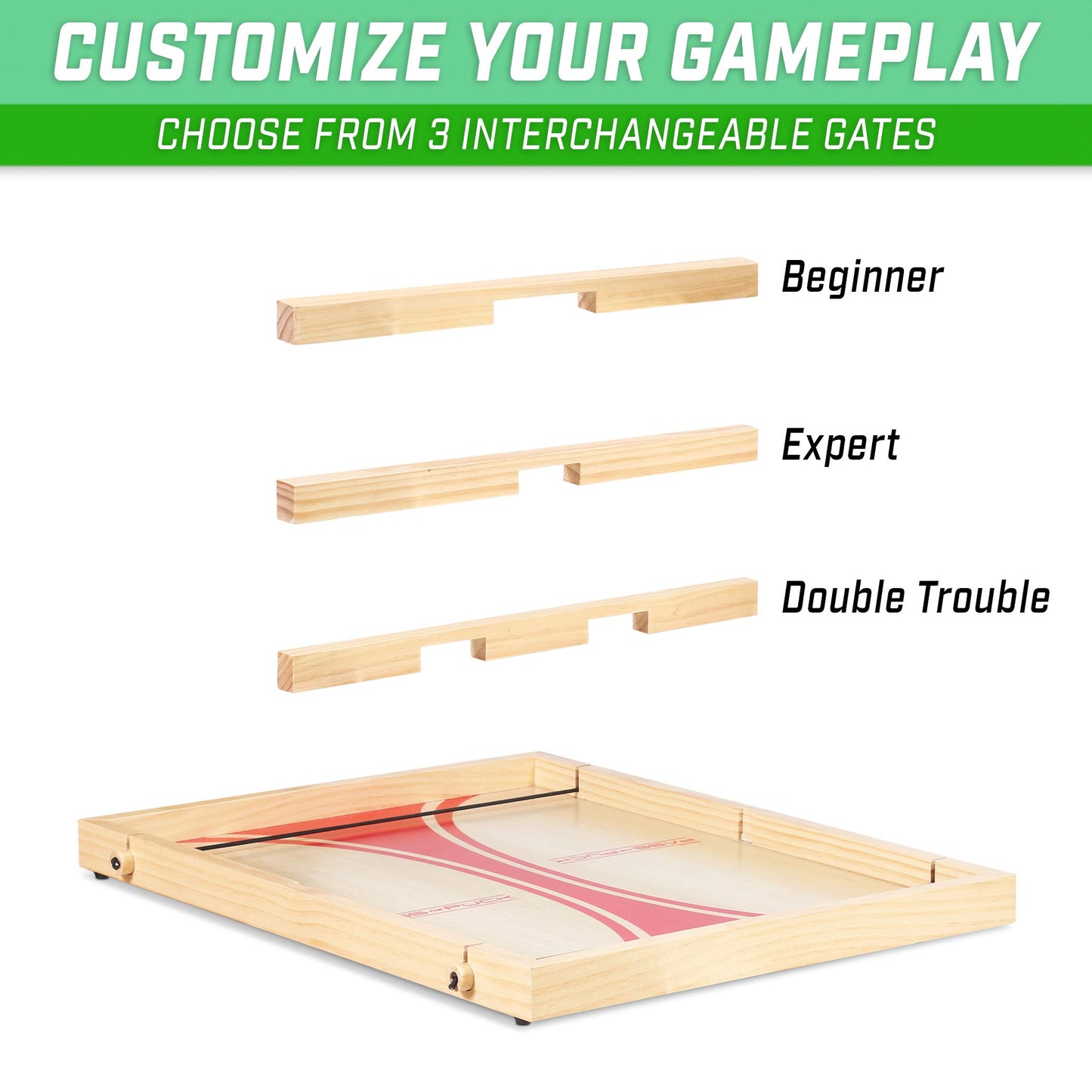 Gosports Pass The Puck Game Set - Rapid-Shot Tabletop Board Game - Fun For Kids & Adults