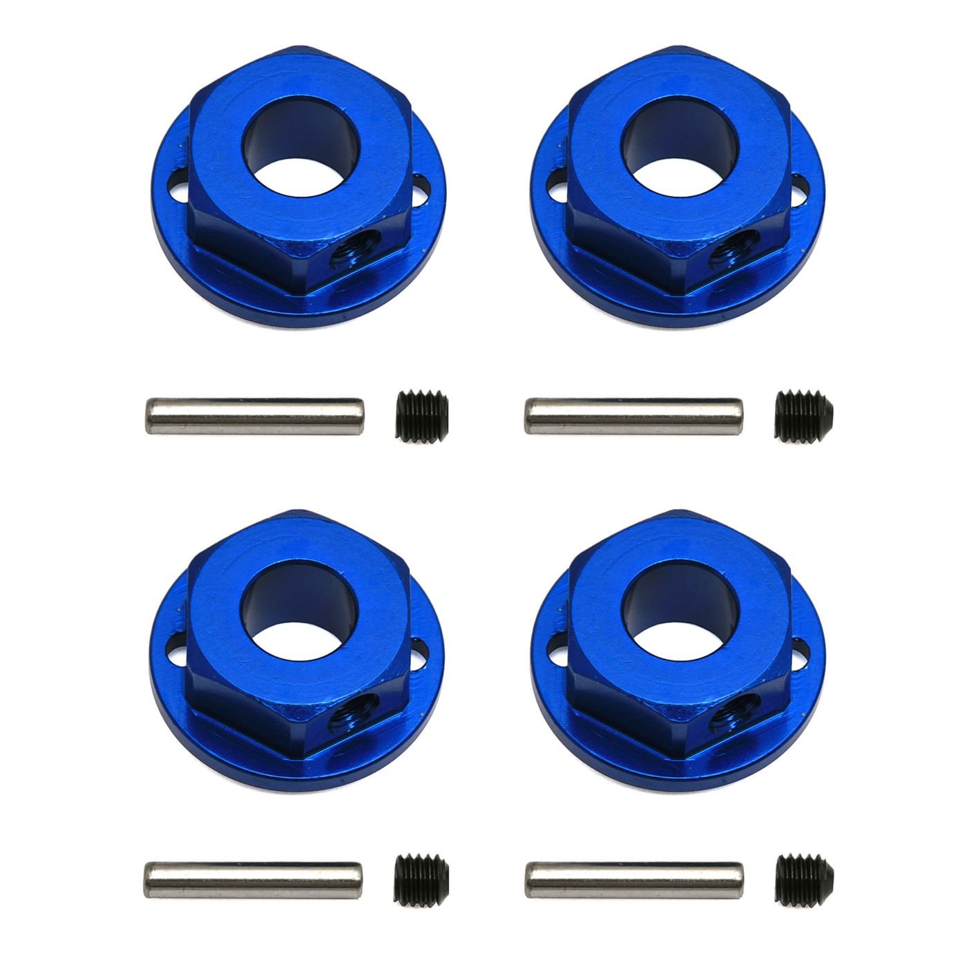 Team Associated 91171 Factory Team 4x4 Aluminum Wheel Hexes