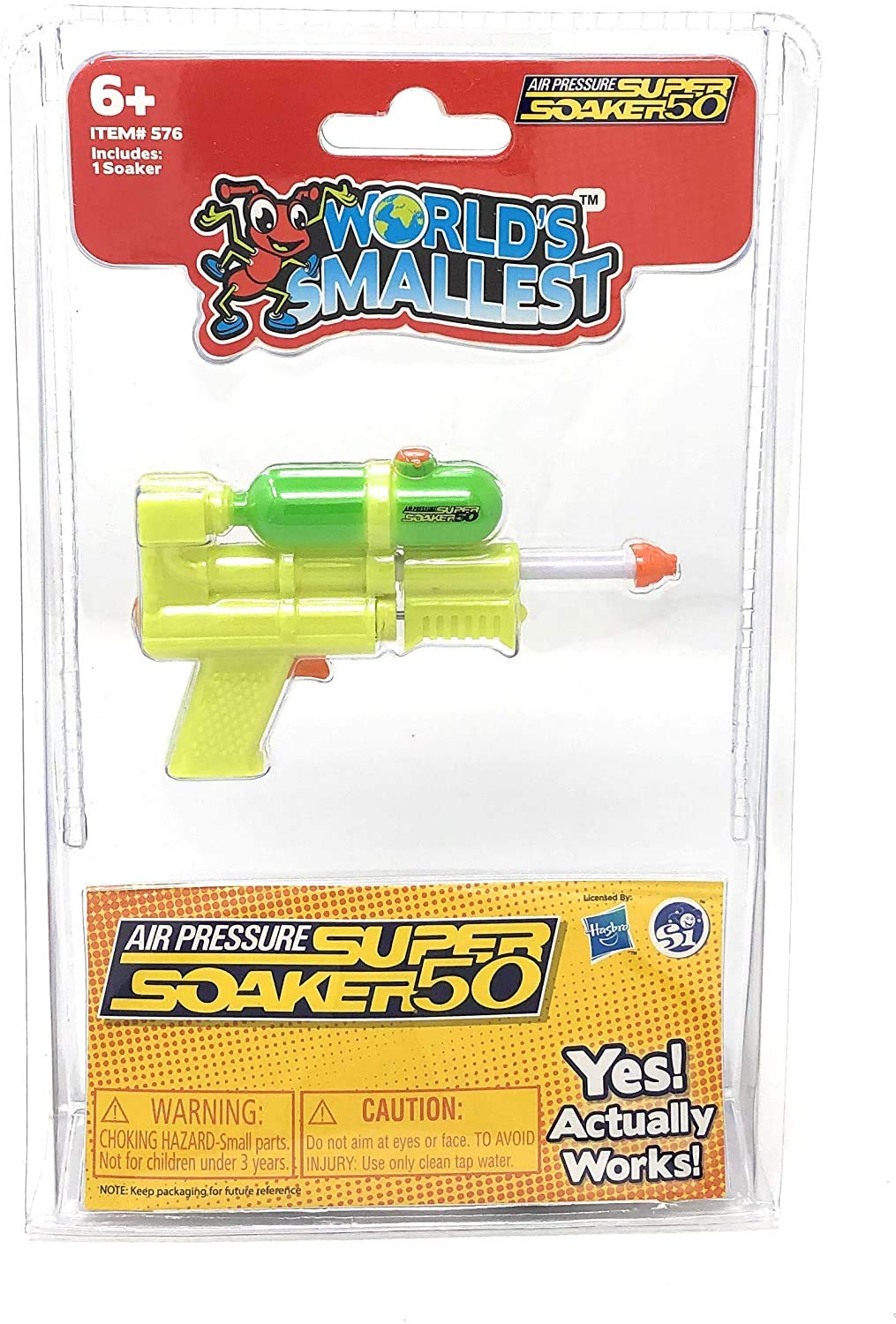 Super Impulse World's Smallest Super Soaker Set of 3 - SS50, Barrage & Scatter Blast - Plastic, Compact Water Guns