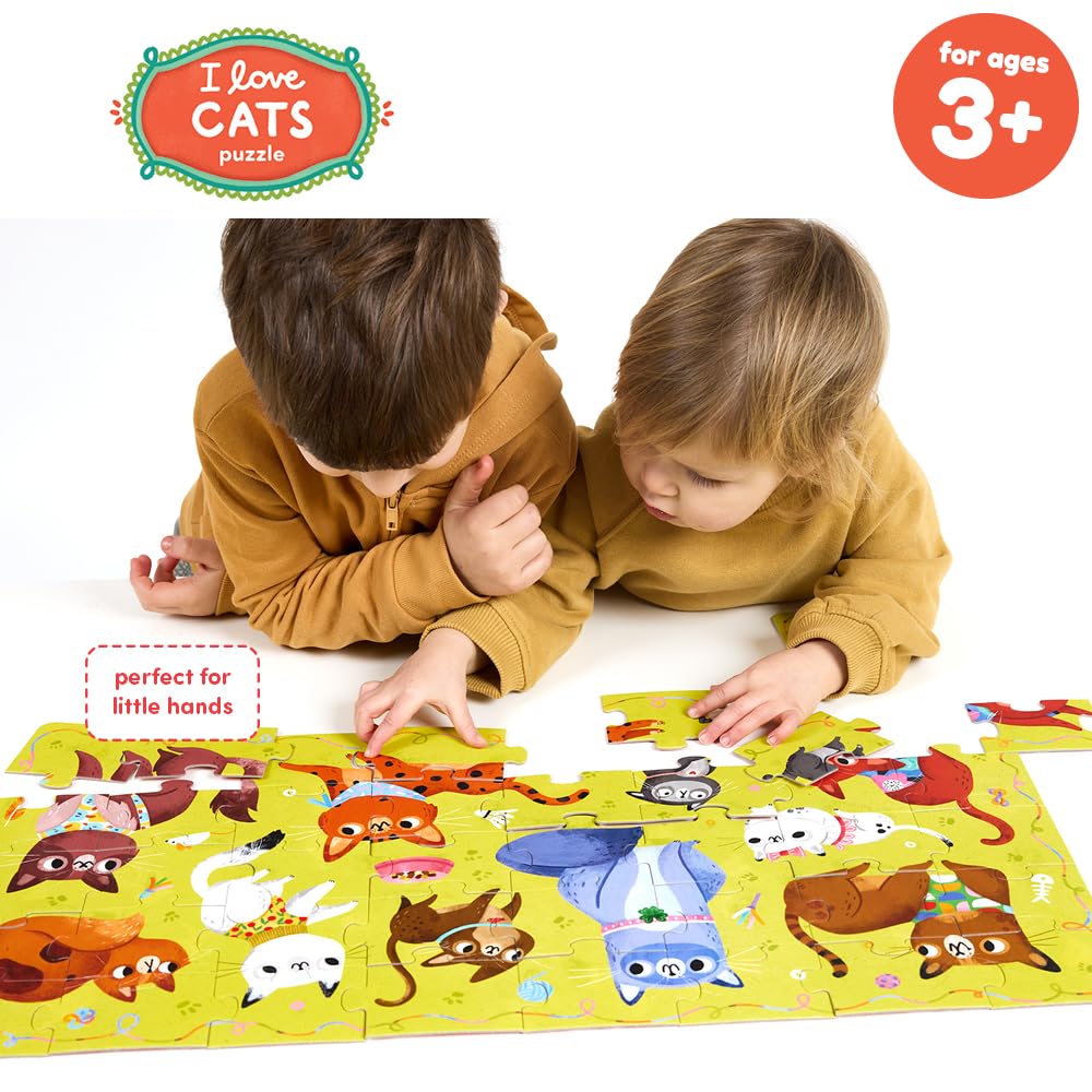 I Love Cats Puzzle 3+ Floor Puzzle