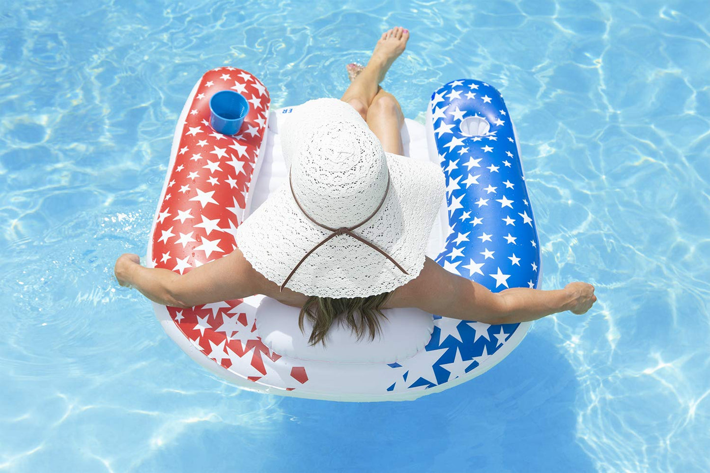 Poolmaster American Stars Paradise Water Chair Swimming Pool Float