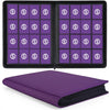 1000+ Pockets Trading Card Binder enhanced 16 Pocket Card Binder Ringless Side Loading Collection Album Holder Folders for MTG TCG Game Cards & Sports Cards (Purple)