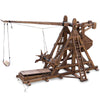 YAQUMW The Mini Counterweight Trebuchet Europe Medieval Siege Equipment Chariot Catapult DIY 3D Wooden Puzzles Model Kits for mature-themeds STEM Projects Tabletop Toy