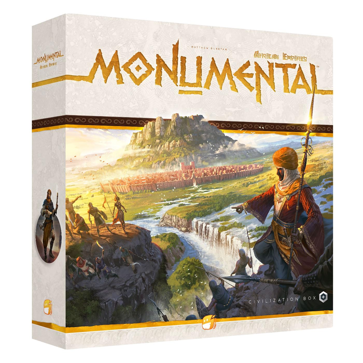 Monumental African Empires Expansion - Civilization & Deckbuilding Board Game, Ages 10+, 1-5 Players, 90-120 Min