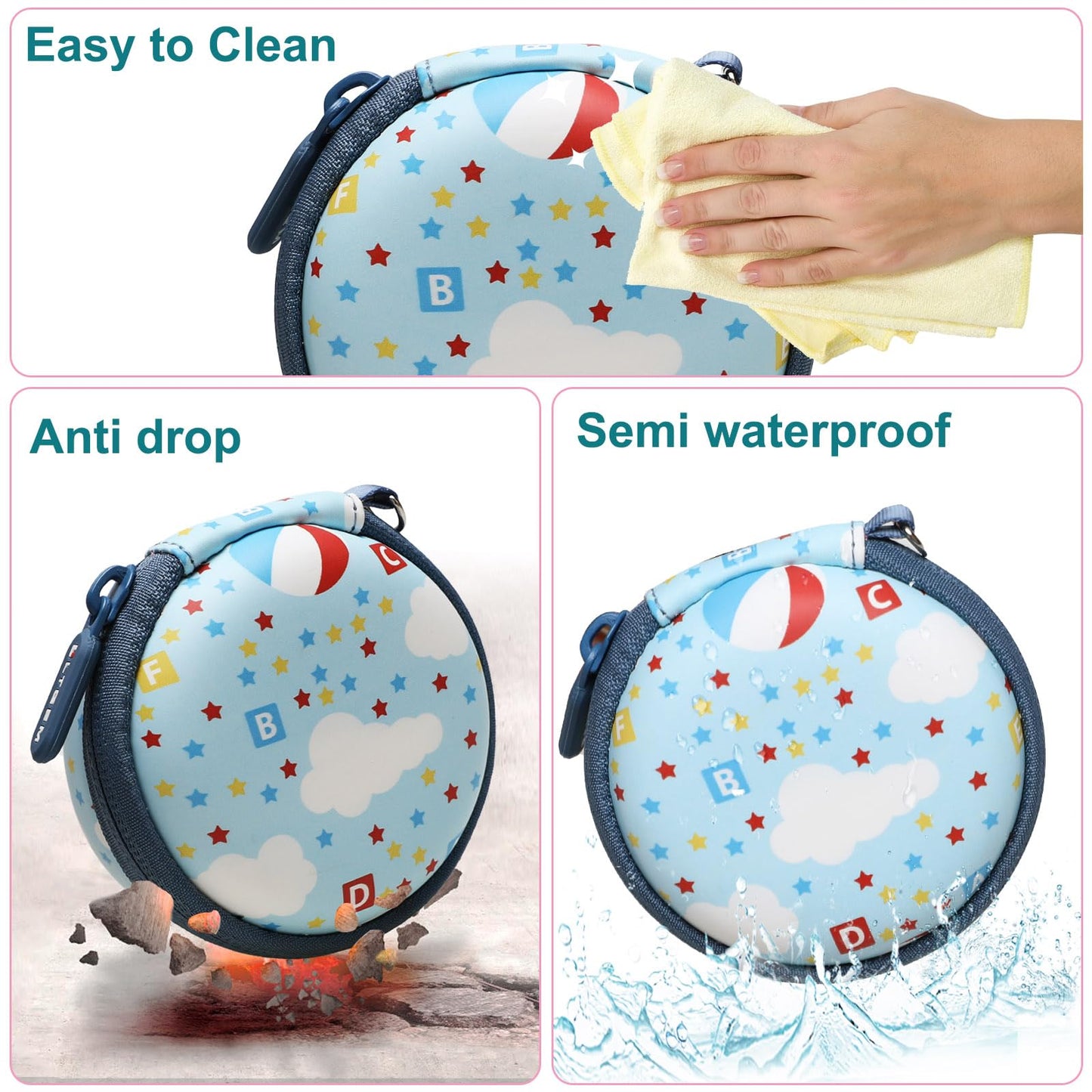 LTGEM Case Compatible with Tamagotchi Pix/Tamagotchi Original/Tamagotchi Nano x/Tamagotchi Hello Kitty/Tamagotchi Uni,Protective