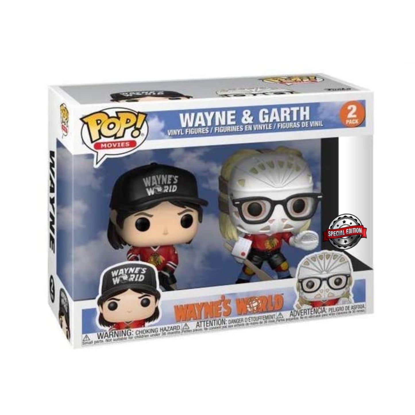 POP 3.75 Inch Action Figures - Wayne's World Wayne & Garth 2-Pack, Multicolor Collectible Set