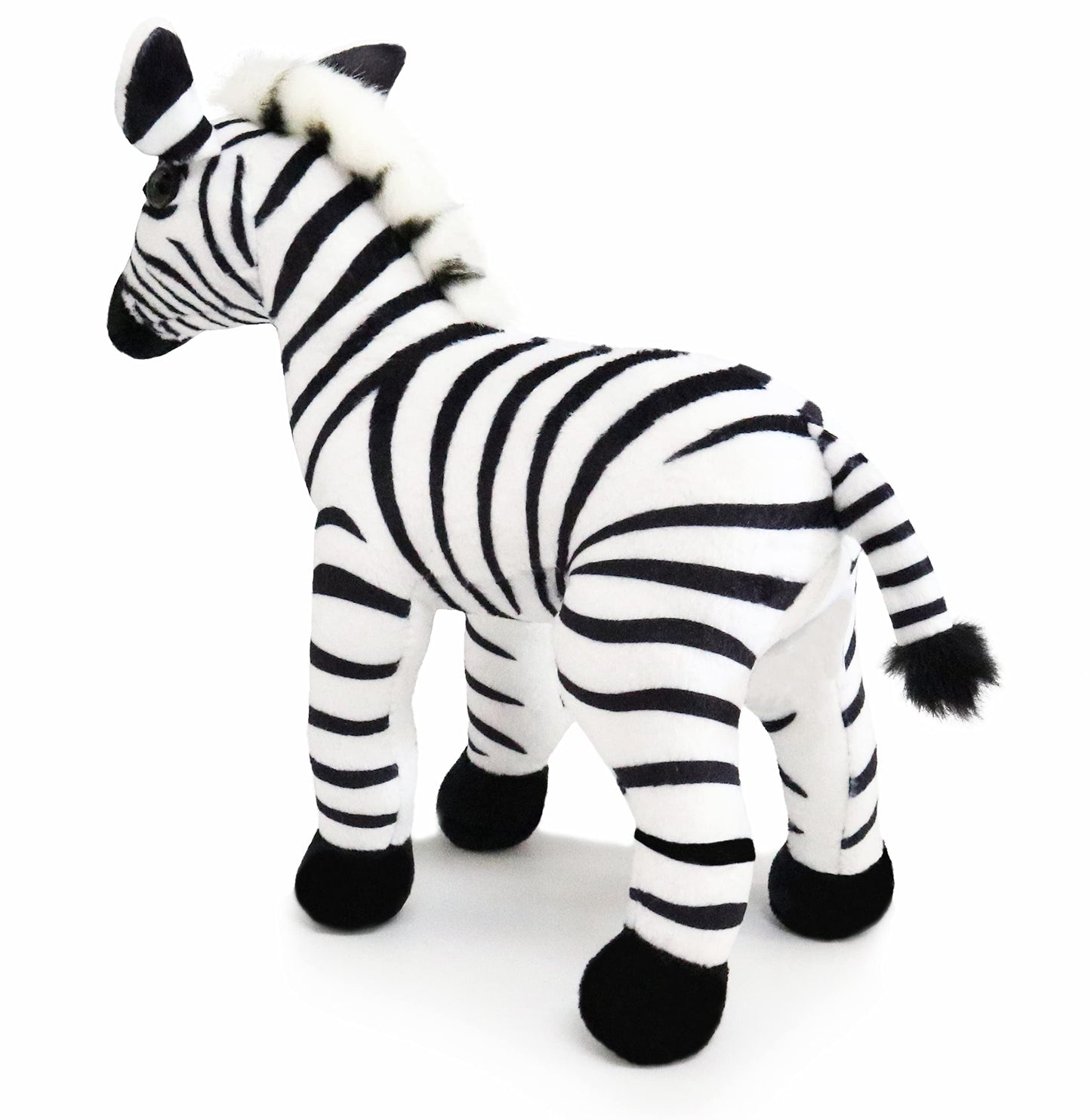 Ice King Bear Wild Animal Small Stuffed Animals Zoo Family Plush Toy (Zebra 7 Inches)