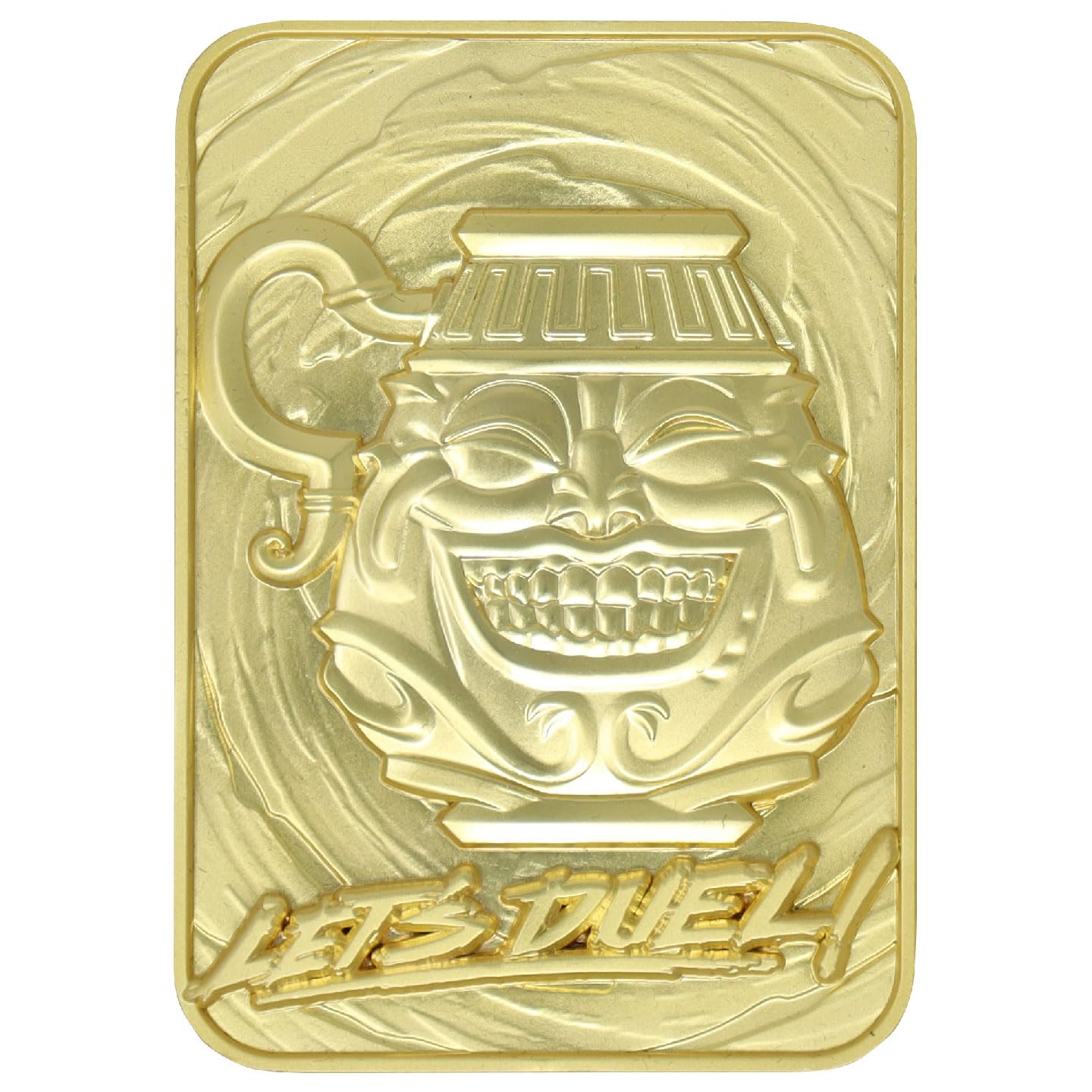Yu-Gi-Oh! Limited Edition 24K Gold Plated Collectible - Pot Of Greed