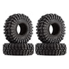 INJORA 1.0 Tires - All Terrain Super S5 King Trekker Soft Sticky Tires for 1/18 TRX4M 1/24 RC Crawler Axial SCX24 FMS FCX24 Endu