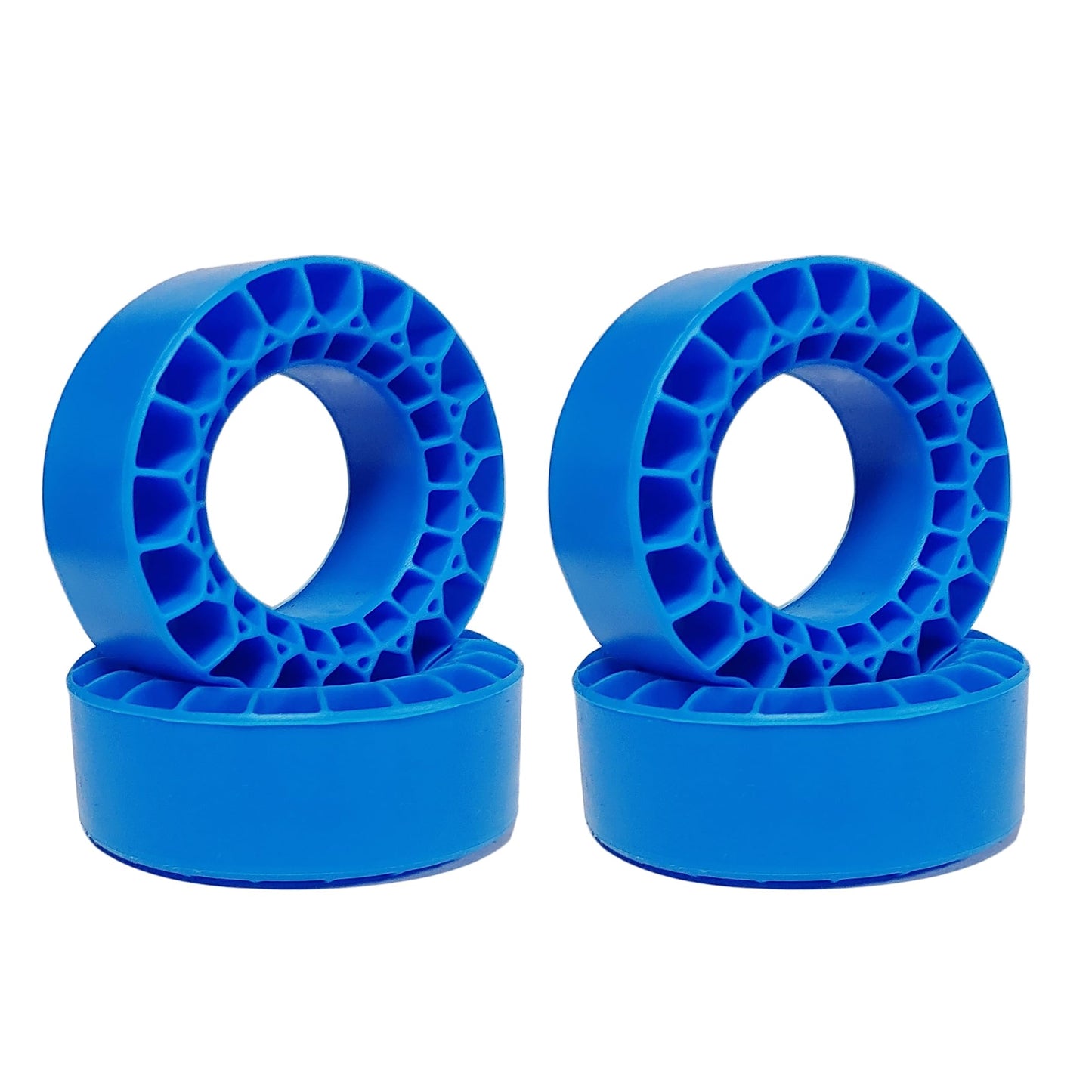 Super Soft 1.0 Inch Blue Silicone Rubber Inserts for 60-64 * 24-26mm Tires (for 60-64 * 24-26mm Tires)