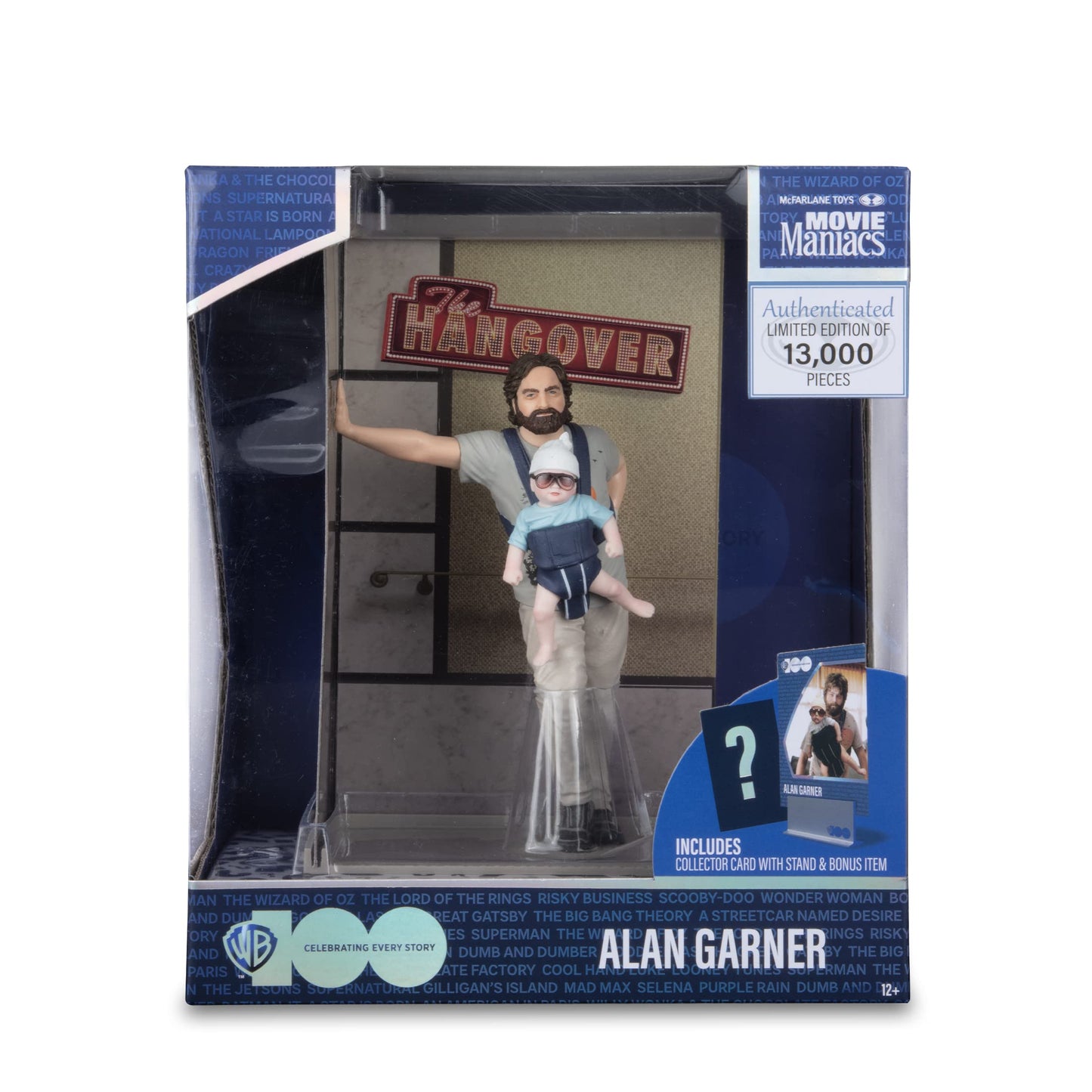 McFarlane Toys Movie Maniacs Alan Garner 6in Posed Figure - Multicolor, Plastic, Model 14006