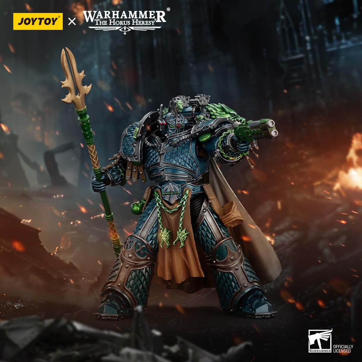 Beerise Joytoy 1/18 Action Figures - Warhammer The Horus Heresy Alpha Legion Alpharius Primarch Of The Xxth Legion - 7,Collectio