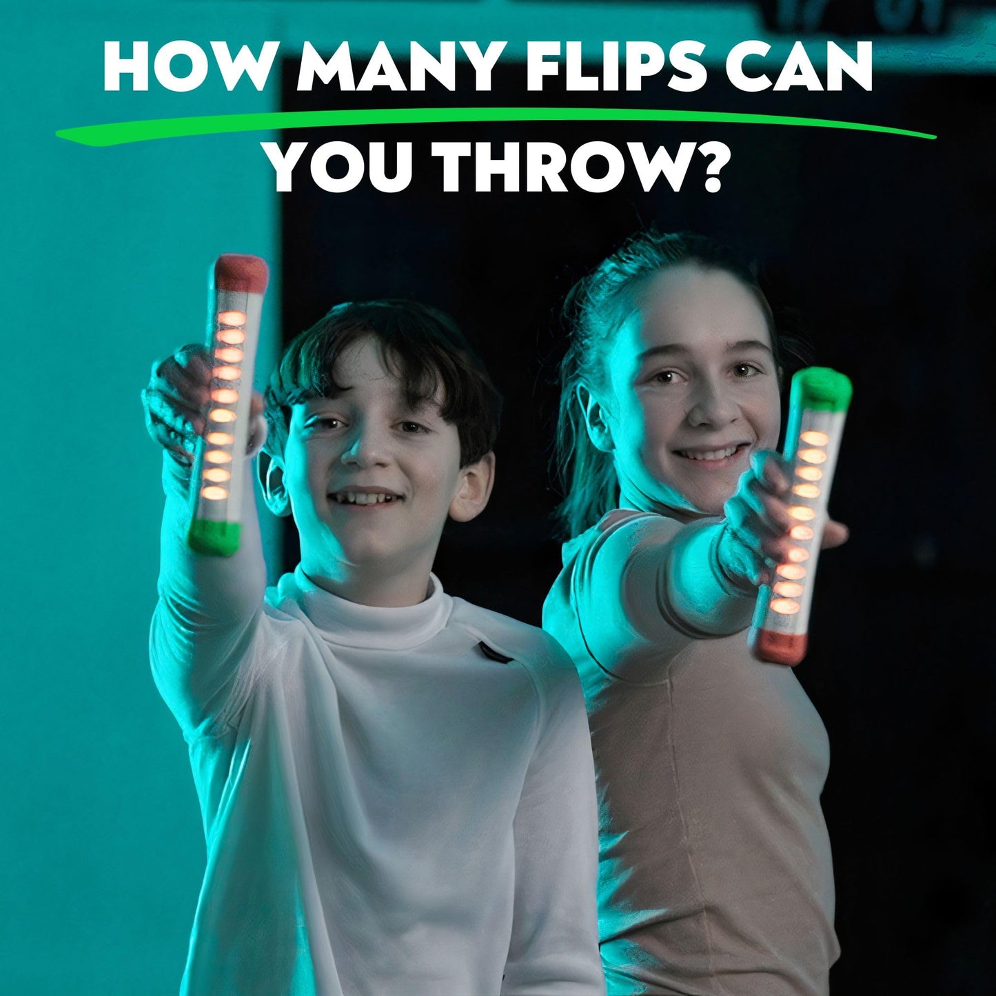 Stickflip How Many Flips can You Throw? | Electronic Flip Challenge Game | Auto-Counting Skill Toy for Kids, Teens & Adults | 10