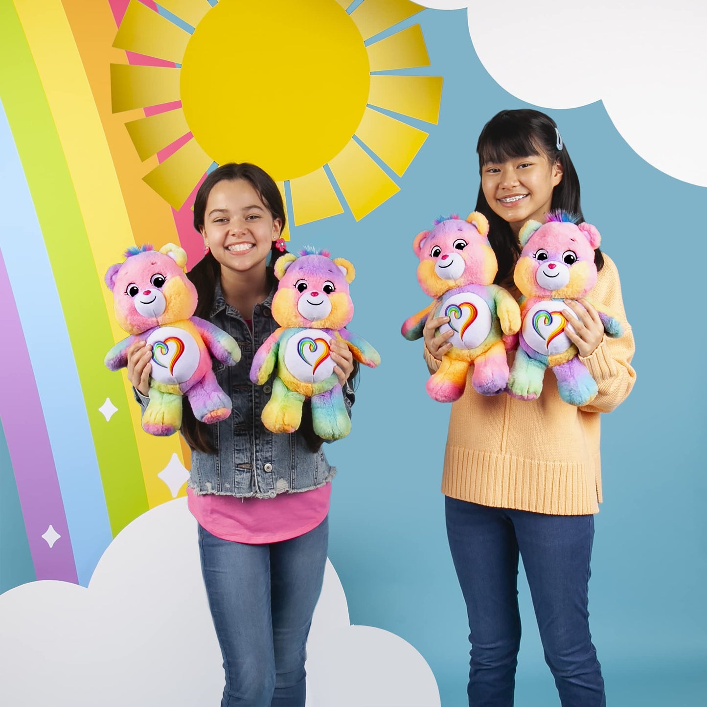 Care Bears Basic Fun Togetherness Bear 35Cm Medium Plush | Collectable Cute Plush Toy, Cuddly Toys For Children, Soft Toys For Girls Boys, Cute Teddies Suitable For Girls And Boys Ages 4 22077